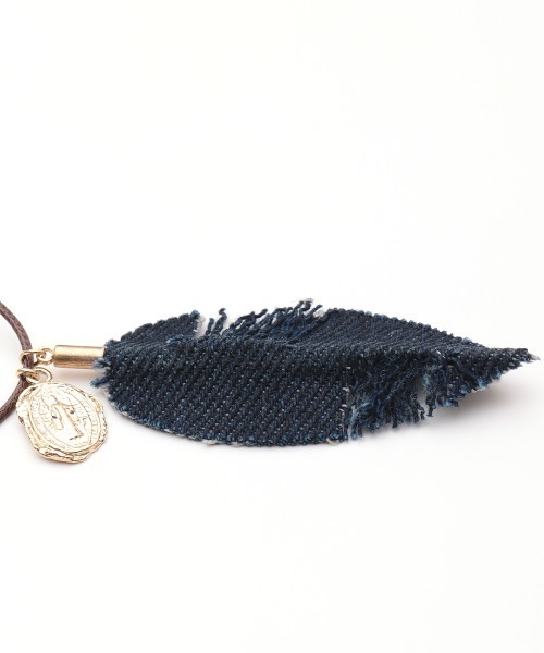 チチカカ（チチカカ）の「デニムマリアネックレス（ネックレス・レディース・ネイビー/ライトブルー・FREE）」の8枚目の写真