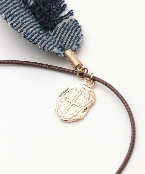 チチカカ（チチカカ）の「デニムマリアネックレス（ネックレス・レディース・ネイビー/ライトブルー・FREE）」の11枚目の写真