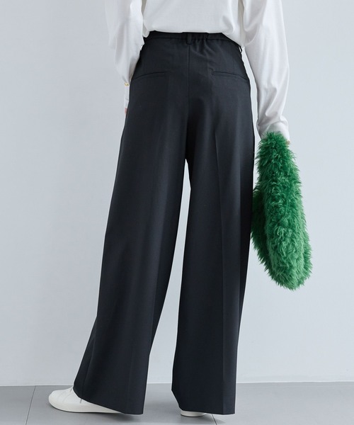 BARNYARDSTORM（バンヤードストーム）の「BARNYARDSTORM / ワイドスラックス＜セットアップ対応＞マシンウォッシャブル（スラックス・レディース・ブラック/チャコール・S/M）」の9枚目の写真