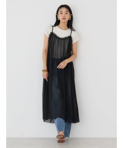 CHICWISH★シフォンキャミワンピース☆ emi+｜ワッシャーシフォンキャミワンピース | Rakuten Fashion