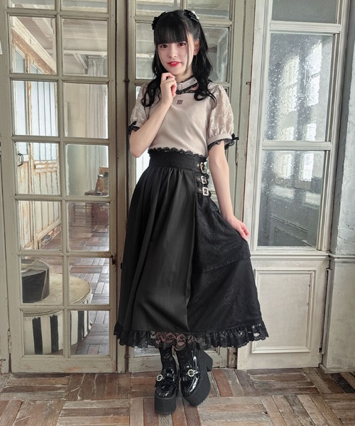 ROJITA（ロジータ）の「【新色追加】アシメ切替ロングスカート（スカート・レディース・ブラウン/ブラック/ボルドー・FREE）」の17枚目の写真