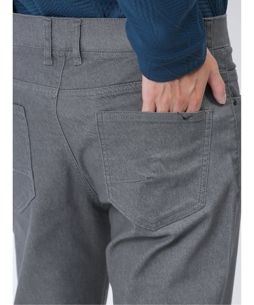 m.f.editorial（エムエフエディトリアル）の「【ストレッチ】m.f.エディトリアル メンズ スリムパンツ 裏カラー（チノパンツ・メンズ・グレー系その他2・X-LARGE/LARGE/MEDIUM/S）」の7枚目の写真