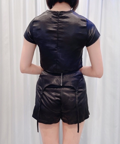 【セール】サテンロゴトップス（Tシャツ/カットソー）｜lilLilly（リルリリー）