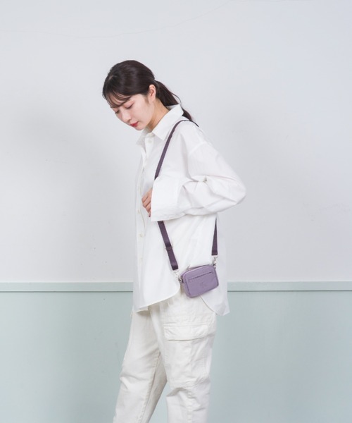 ACOC(アコック)の「【ACOC/アコック】ショルダーバッグ Box Wallet Bag(ショルダーバッグ・レディース・チャコールグレー/パープル・FREE)」の19枚目の写真