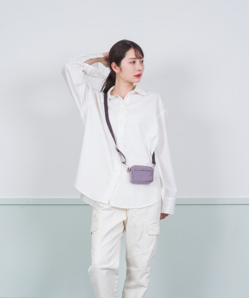 ACOC(アコック)の「【ACOC/アコック】ショルダーバッグ Box Wallet Bag(ショルダーバッグ・レディース・チャコールグレー/パープル・FREE)」の20枚目の写真