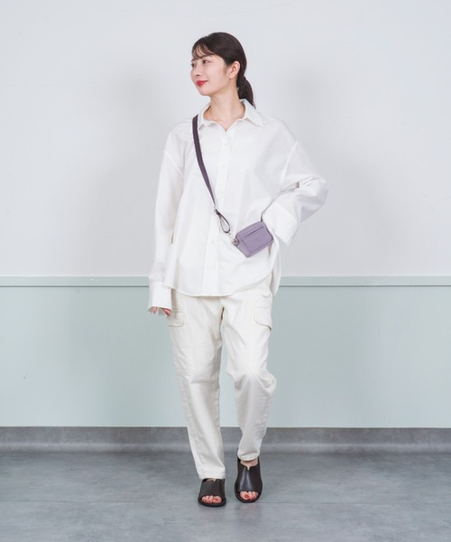 ACOC(アコック)の「【ACOC/アコック】ショルダーバッグ Box Wallet Bag(ショルダーバッグ・レディース・チャコールグレー/パープル・FREE)」の21枚目の写真