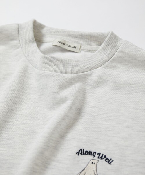 FREAK'S STORE(フリークスストア)の「限定展開 ビッグシルエット ランダム刺繍 クルーネック スウェット / オバケ(スウェット・メンズ・ナチュラル/グレー/チャコールグレー・MEDIUM/LARGE/X-LARGE)」の8枚目の写真
