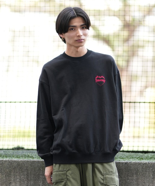 THRASHER(スラッシャー)の「【ZOZOTOWN限定】THRASHER/スラッシャー トレーナー/無地スウェット 刺繍ロゴ ユニセックス 244TH1TR020(スウェット・レディース・ブラック/グレー/ホワイト・M/L/XL)」の15枚目の写真