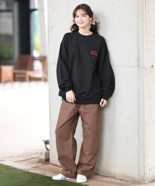THRASHER(スラッシャー)の「【ZOZOTOWN限定】THRASHER/スラッシャー トレーナー/無地スウェット 刺繍ロゴ ユニセックス 244TH1TR020(スウェット・レディース・ブラック/グレー/ホワイト・M/L/XL)」の22枚目の写真