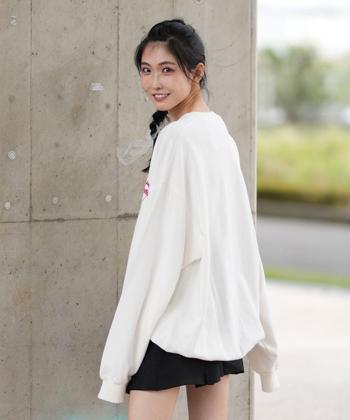 THRASHER(スラッシャー)の「【ZOZOTOWN限定】THRASHER/スラッシャー トレーナー/無地スウェット 刺繍ロゴ ユニセックス 244TH1TR020(スウェット・レディース・ブラック/グレー/ホワイト・M/L/XL)」の10枚目の写真