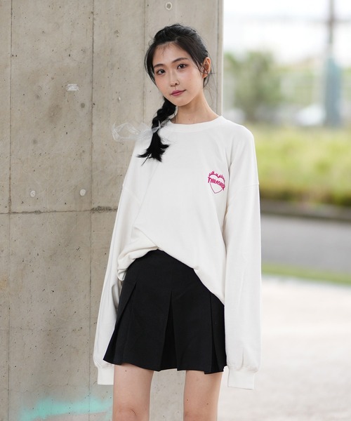 THRASHER(スラッシャー)の「【ZOZOTOWN限定】THRASHER/スラッシャー トレーナー/無地スウェット 刺繍ロゴ ユニセックス 244TH1TR020(スウェット・レディース・ブラック/グレー/ホワイト・M/L/XL)」の9枚目の写真