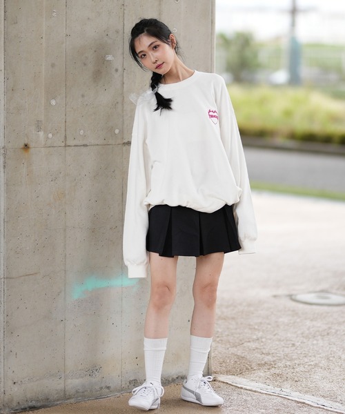 THRASHER(スラッシャー)の「【ZOZOTOWN限定】THRASHER/スラッシャー トレーナー/無地スウェット 刺繍ロゴ ユニセックス 244TH1TR020(スウェット・レディース・ブラック/グレー/ホワイト・M/L/XL)」の13枚目の写真