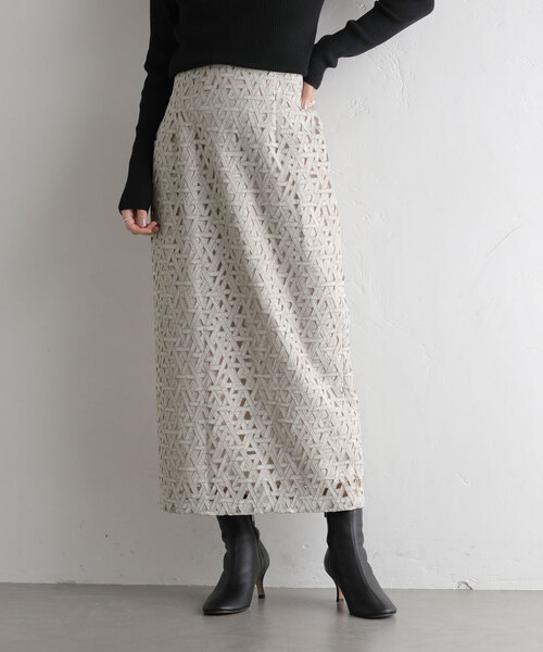 LaTotaliteラトータリテ レーススカート レースタイトスカート（スカート）｜La TOTALITE（ラトータリテ