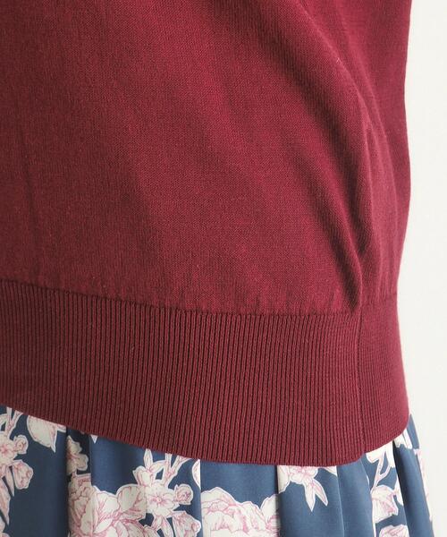 【セール】【4colors／Lサイズあり／コットン混／クレリックデザインあり】プルオーバーニット（ニット/セーター）｜LAURA ASHLEY（ローラアシュレイ）