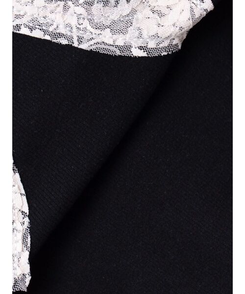 jouetie(ジュエティ)の「レースリボンモチーフトップス(Tシャツ/カットソー・レディース・グレー/オフホワイト/ブラック・MEDIUM)」の18枚目の写真