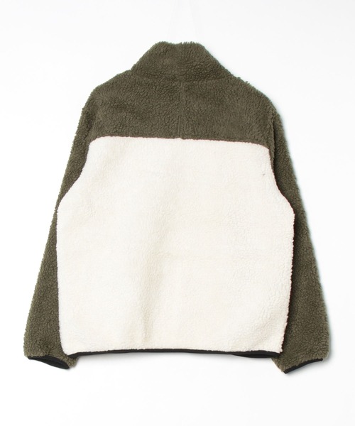 ８(eight)（エイト）の「ボアブルゾン（ブルゾン・メンズ・カーキ/ライトパープル/その他1/その他2/その他3/ベージュ/その他4/ホワイト/ダークグリーン・MEDIUM/X-LARGE/LARGE）」の11枚目の写真