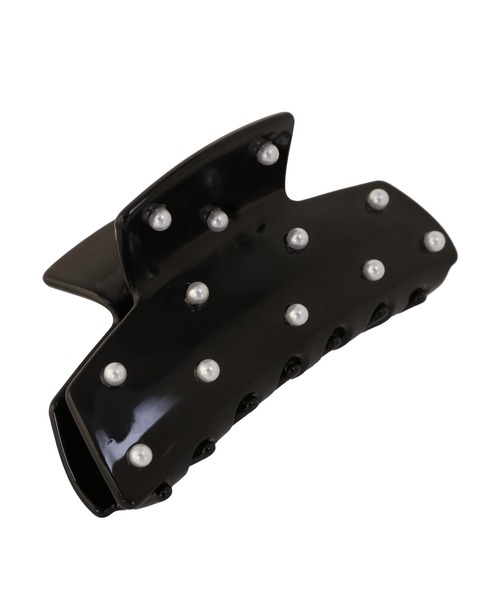 MIELI INVARIANT(ミエリインヴァリアント)の「Pearl Dot Hair Clip(バレッタ/ヘアクリップ・レディース・ブラック/アイボリー/グレイッシュベージュ・FREE)」の7枚目の写真