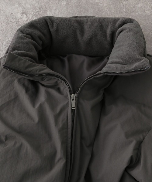 GLOBAL WORK Smile Seed Store（グローバルワーク スマイルシードストア）の「エアサーマルスタンドネックブルゾン/115977（ブルゾン・メンズ・ブラック/アイボリー/チャコール・MEDIUM/SMALL/X-LARGE/LARGE）」の22枚目の写真