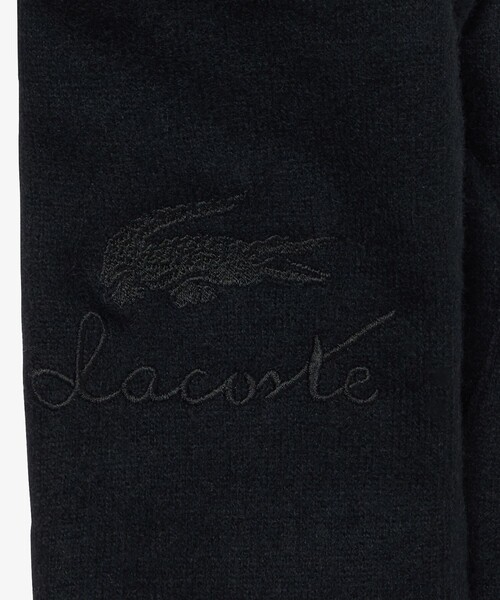 LACOSTE(ラコステ)の「ブレンドウールジャージグローブ タッチパネル対応(手袋・レディース・ブラック/グレー/ダークネイビー・FREE)」の5枚目の写真