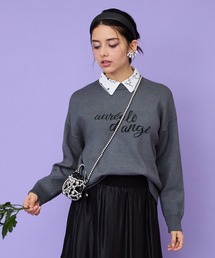 JETSET SOLO PLUS （ジェットセットソロプラス）の「【FONT LAB】ラメロゴニット（ニット/セーター）」