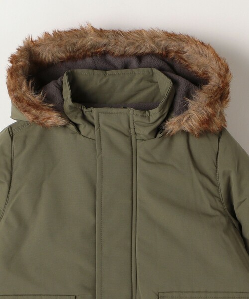 SHIPS Colors（シップス カラーズ）の「SHIPS Colors:〈手洗い可能〉 パディング モッズ コート (90~140cm)（モッズコート・キッズ・オリーブ/ブルー・100/110/120/130/140/90）」の8枚目の写真