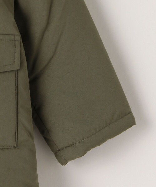 SHIPS Colors（シップス カラーズ）の「SHIPS Colors:〈手洗い可能〉 パディング モッズ コート (90~140cm)（モッズコート・キッズ・オリーブ/ブルー・100/110/120/130/140/90）」の9枚目の写真