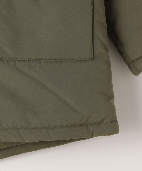 SHIPS Colors（シップス カラーズ）の「SHIPS Colors:〈手洗い可能〉 パディング モッズ コート (90~140cm)（モッズコート・キッズ・オリーブ/ブルー・100/110/120/130/140/90）」の11枚目の写真