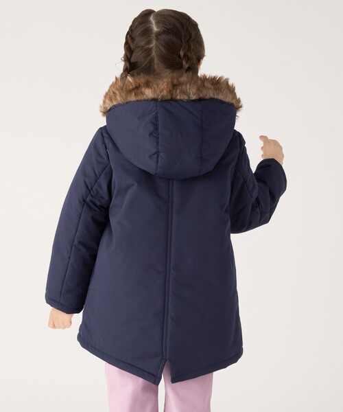 SHIPS Colors（シップス カラーズ）の「SHIPS Colors:〈手洗い可能〉 パディング モッズ コート (90~140cm)（モッズコート・キッズ・オリーブ/ブルー・100/110/120/130/140/90）」の20枚目の写真