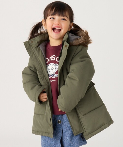 SHIPS Colors（シップス カラーズ）の「SHIPS Colors:〈手洗い可能〉 パディング モッズ コート (90~140cm)（モッズコート・キッズ・オリーブ/ブルー・100/110/120/130/140/90）」の21枚目の写真