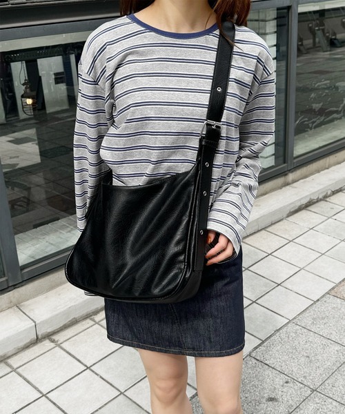 ダブルベルトショルダーバッグ（ショルダーバッグ）｜LE MORE（リモア