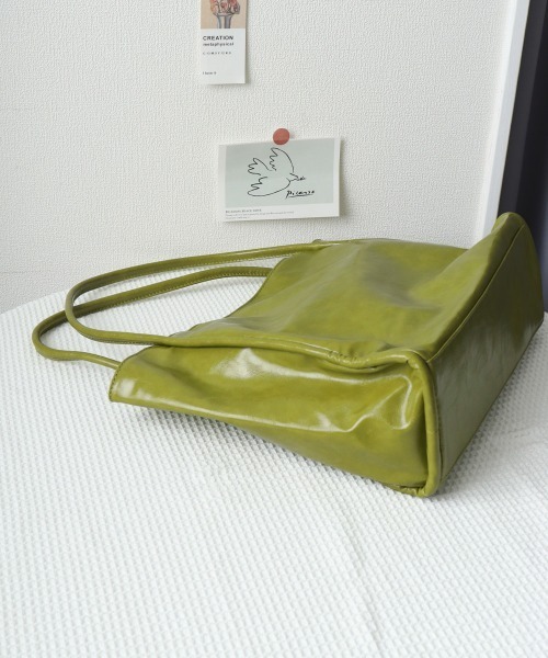 Miniministore(ミニミニストア)の「トートバッグ レディース 大容量 PU(トートバッグ・レディース・ブラック/ホワイト/ライトグリーン/ダークブラウン・FREE)」の19枚目の写真