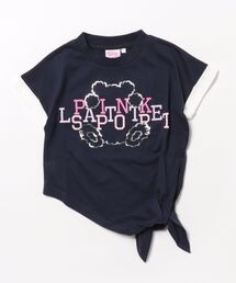 PINK-latte | PINK-latte SPORT/ピンクラテスポーツ　箔ラバープリント半袖Tシャツ(Tシャツ/カットソー)