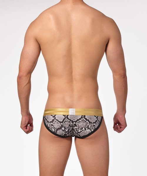 【新品/完売人気モデルTOOT】TOOT パイソン　カップビキニ　ゴールド　Ｌ TOOT ブリーフ BIKINI/Neon Trim Cup Bikini : ZOZOTOWN Yahoo
