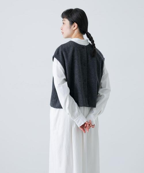 かぐれ（カグレ）の「ナッピングウール2WAYベスト（ベスト）」 - WEAR