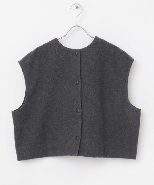 かぐれ（カグレ）の「ナッピングウール2WAYベスト（ベスト）」 - WEAR