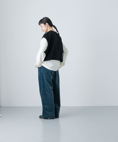 かぐれ（カグレ）の「ナッピングウール2WAYベスト（ベスト）」 - WEAR