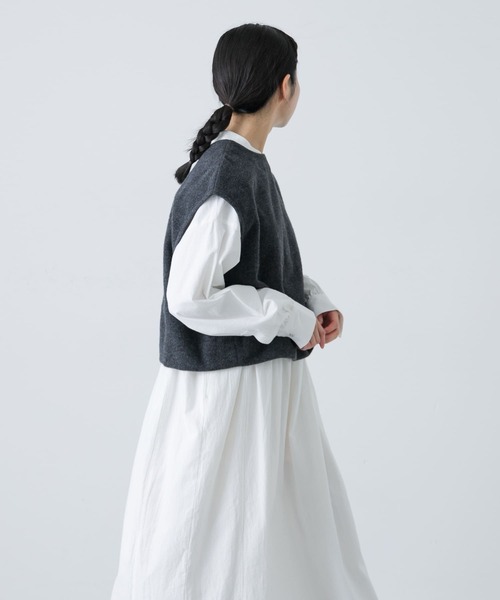 かぐれ（カグレ）の「ナッピングウール2WAYベスト（ベスト）」 - WEAR