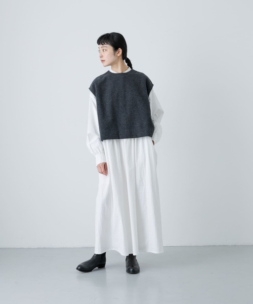 かぐれ（カグレ）の「ナッピングウール2WAYベスト（ベスト）」 - WEAR