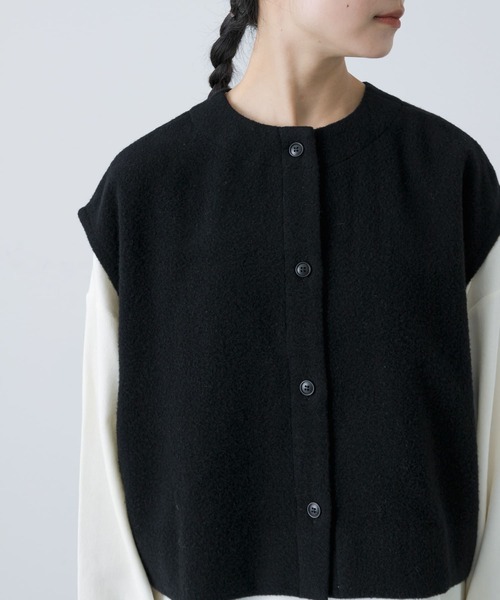 かぐれ（カグレ）の「ナッピングウール2WAYベスト（ベスト）」 - WEAR