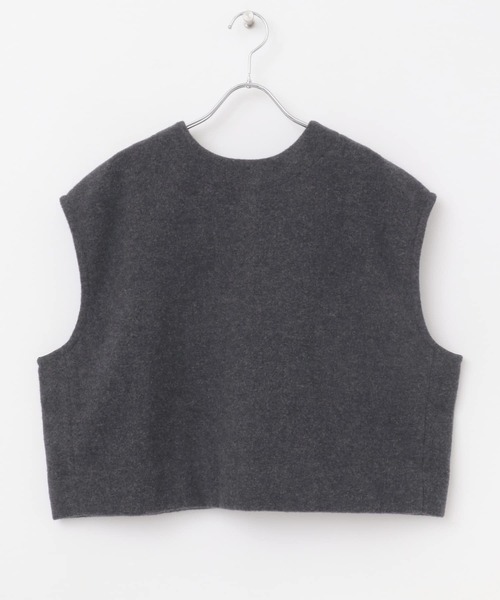 KAGURE かぐれ 2024AW ナッピングウール2WAYベスト KAGURE かぐれ 2024AW ナッピングウール2WAYベスト