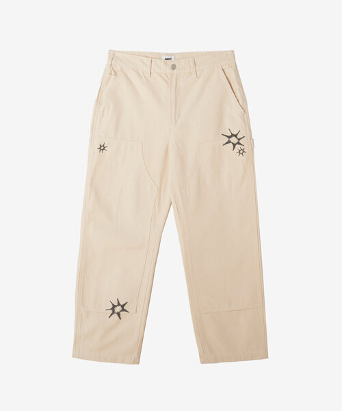 WHO'S WHO gallery(フーズフーギャラリー)の「【OBEY】BIG TIMER PRINTED CARPENTER PANT(その他パンツ・メンズ・ベージュ・33)」の1枚目の写真