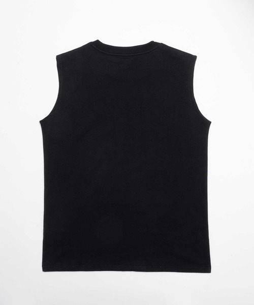 UNIVERSAL OVERALL(ユニバーサルオーバーオール)の「WIDE HEAVY 2P PACKS NO SLEEVE TEE / 2枚セット パックTシャツ(Tシャツ/カットソー・メンズ・ブラック/ホワイト・M/L/S)」の6枚目の写真