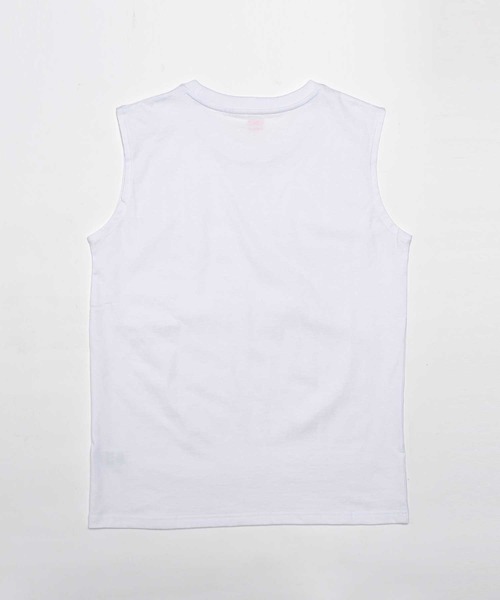 UNIVERSAL OVERALL(ユニバーサルオーバーオール)の「WIDE HEAVY 2P PACKS NO SLEEVE TEE / 2枚セット パックTシャツ(Tシャツ/カットソー・メンズ・ブラック/ホワイト・M/L/S)」の4枚目の写真