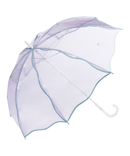 Wpc.（ダブリュピーシー）の「［ビニール傘］ウェービーアンブレラ Wpc. 雨傘 長傘（長傘・レディース・オフホワイト/ブルー/ブラウン/イエロー/ラベンダー・FREE）」の4枚目の写真