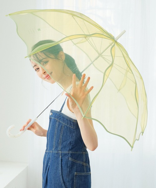 Wpc.（ダブリュピーシー）の「［ビニール傘］ウェービーアンブレラ Wpc. 雨傘 長傘（長傘・レディース・オフホワイト/ブルー/ブラウン/イエロー/ラベンダー・FREE）」の5枚目の写真
