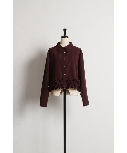 裾フリルブラウス（シャツ/ブラウス）｜&. NOSTALGIA（アンドドット