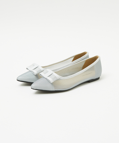 Au BANNISTER（オゥバニスター）の「【販売店舗限定】チュール フラットパンプス（パンプス・レディース・ブラック/ブラウン/シルバー・35/36/37/38/39）」の20枚目の写真