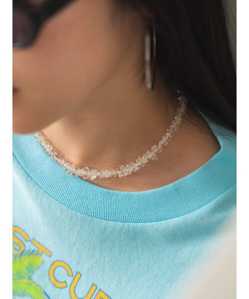 Ungrid（アングリッド）の「クリアビーズネックレス（ネックレス・レディース・クリア・FREE）」の8枚目の写真
