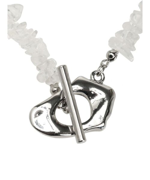 Ungrid（アングリッド）の「クリアビーズネックレス（ネックレス・レディース・クリア・FREE）」の4枚目の写真