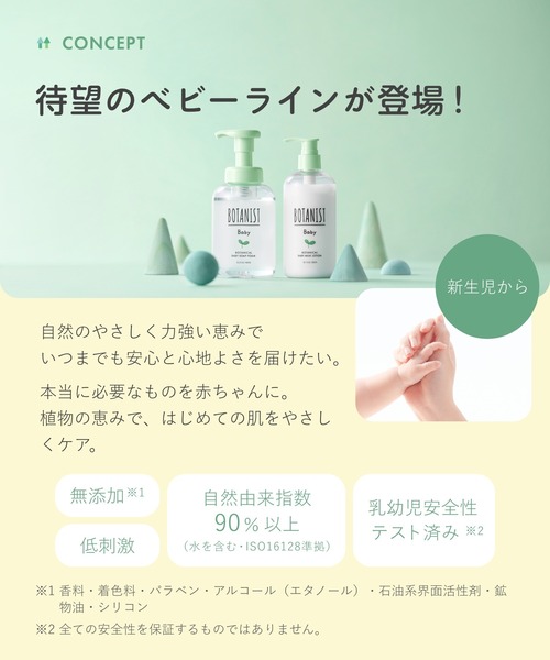 BOTANIST（ボタニスト）の「BOTANIST ボタニスト ボタニカル ベビーケア セット（ベビーギフト・キッズ・ベビーケアセット・FREE）」の2枚目の写真